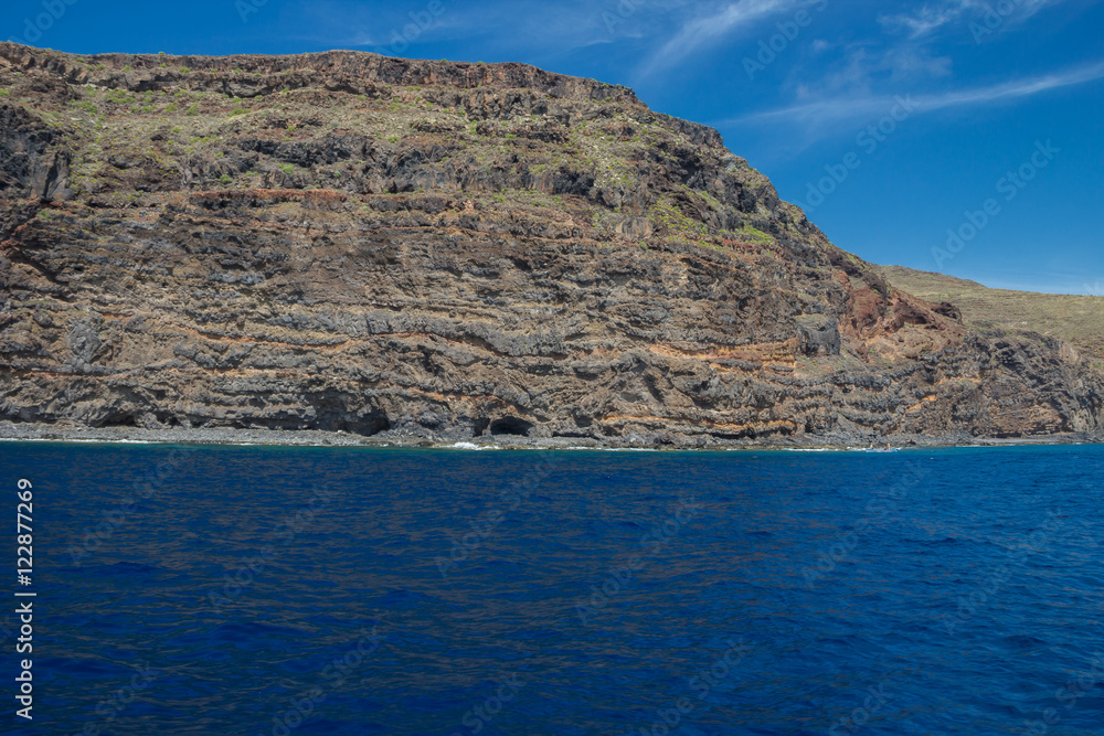 Sailing near La Gomera Island in Canary islands, Spain. Sailing near La Gomera Island in Canary islands, Spain.