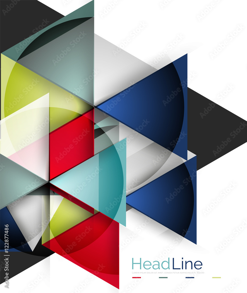 Triangle abstract background Triangle abstract background