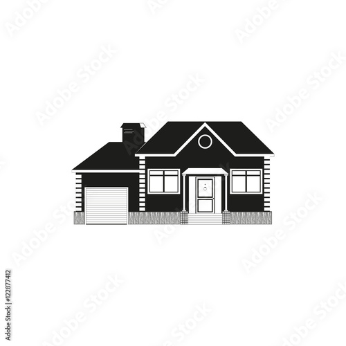 House. Vector icon.
