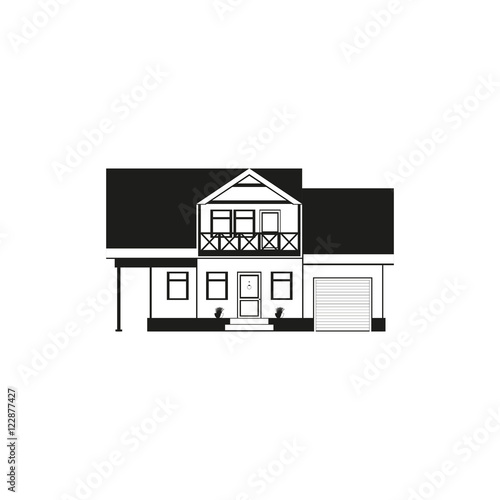 House. Vector icon.