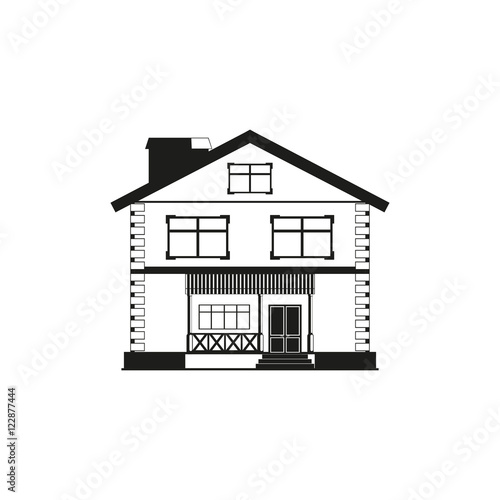 House. Vector icon.