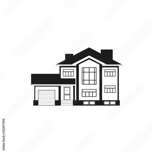 House. Vector icon.