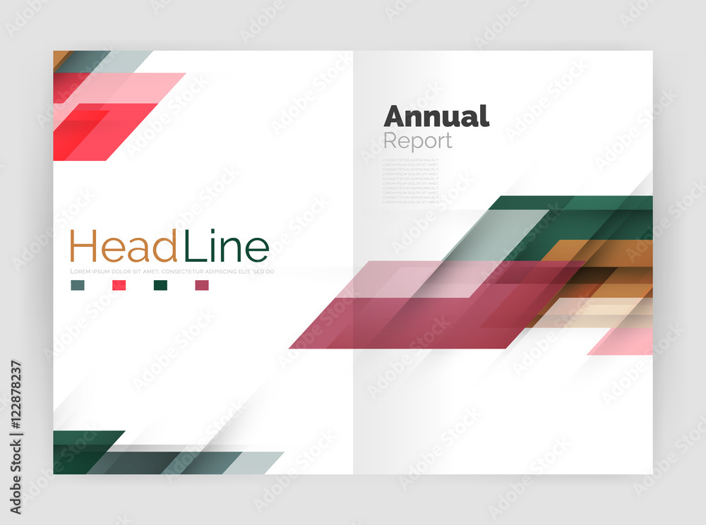 Motion concept. Business annual report cover templates Motion concept. Business annual report cover templates