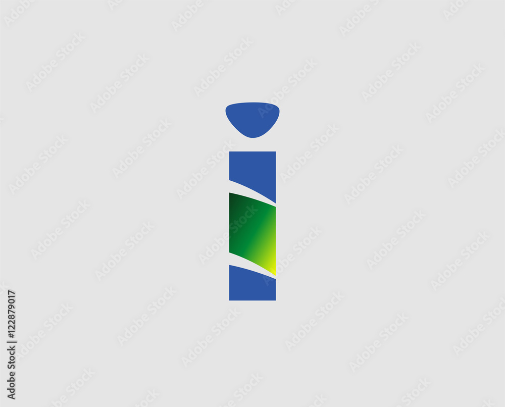 Letter i logo icon design template elements
Letter i logo icon design template elements
