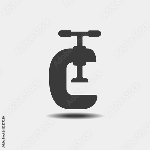 Hand press icon