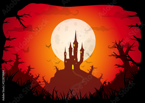 Halloween vector poster