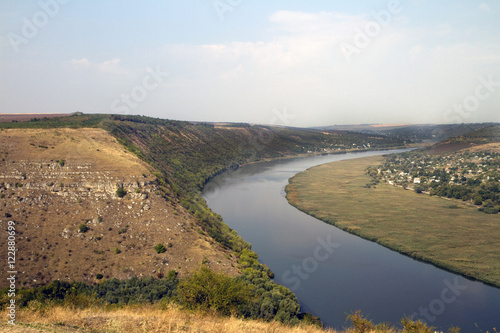 River Nistru near Tipova monastery. photo