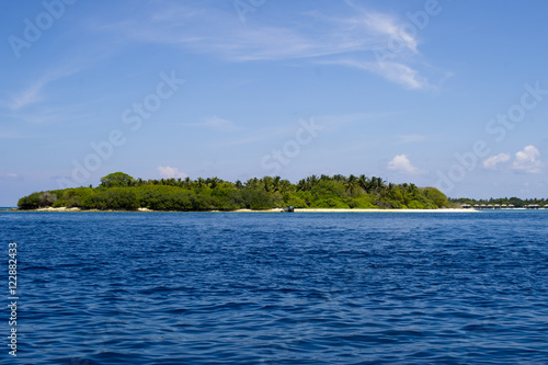 Paradise oslands of Maldives. March 15, 2012.