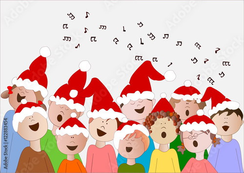 coro di bambini di Natale
