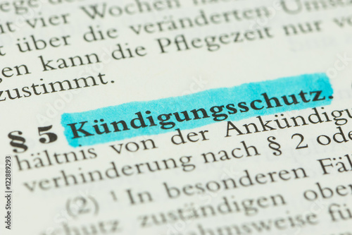 Paragraph 5 Kündigungsschutz