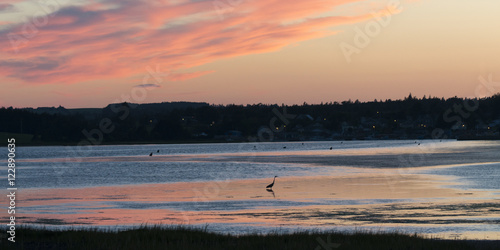 Seashore at sunset, North Rustico, Prince Edward Island, Canada