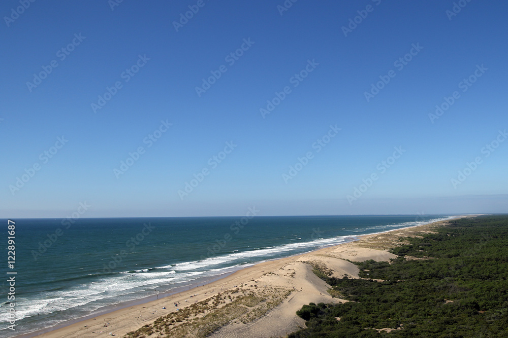 Atlantic Ocean coast. landscape