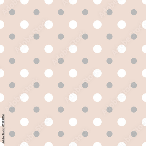 Abstract vector dotted seamless pattern.
