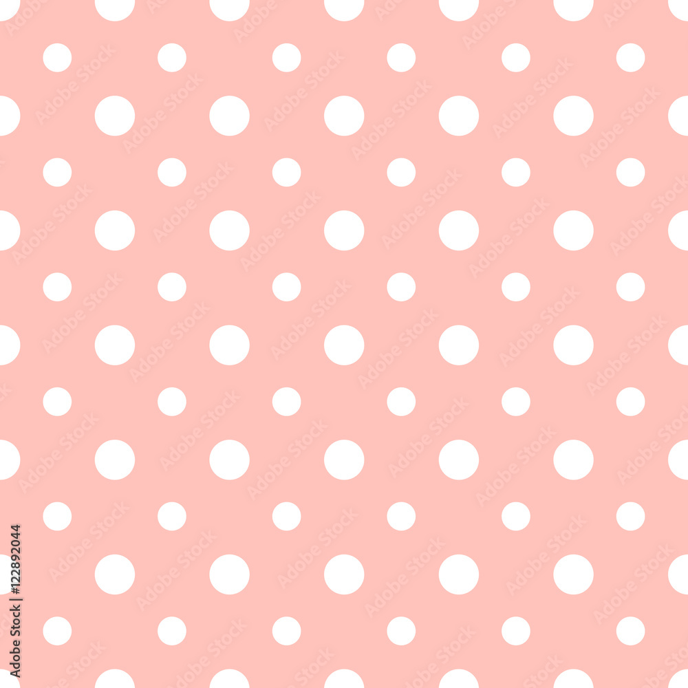 Abstract vector dotted seamless pattern.