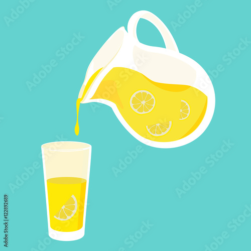 Lemon lemonade vector