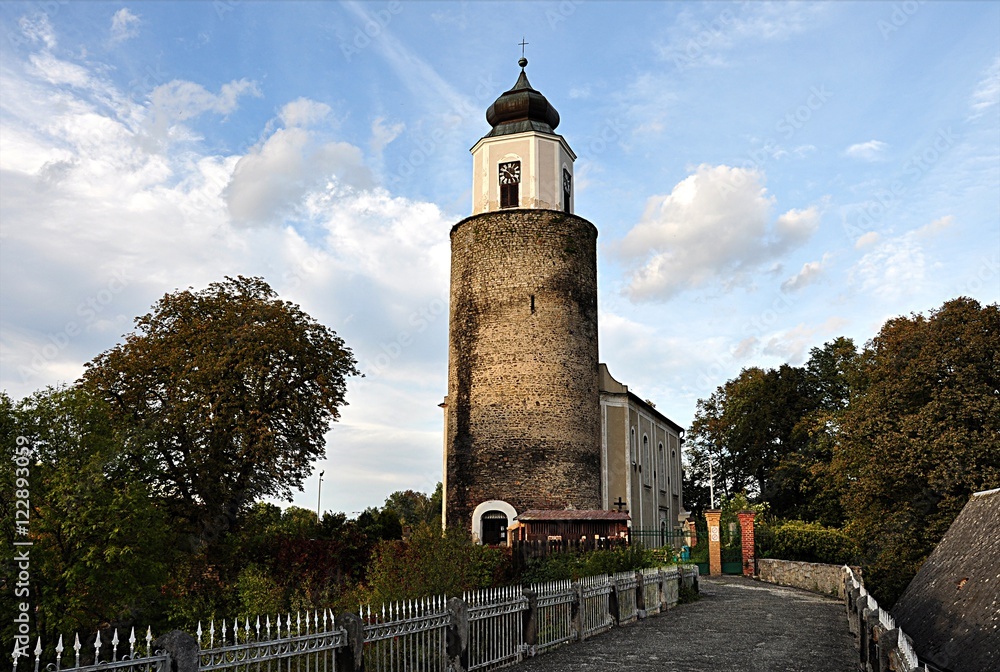 old church, the village Zulova, Moravia, Czech Republic, Europe