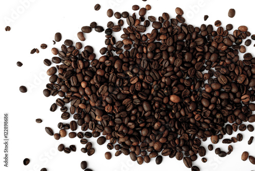 coffee grains abstract  dark