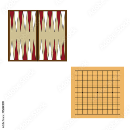 Backgammon and go game