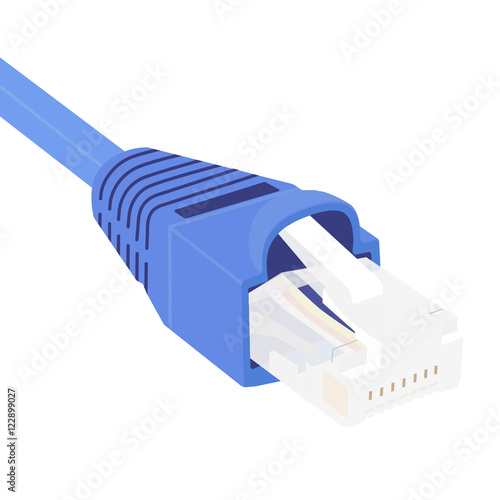 Ethernet cable vector