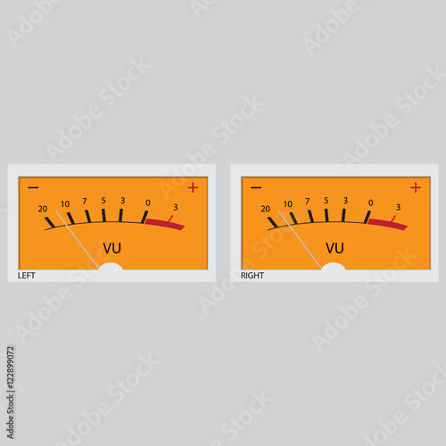 Vu meter set