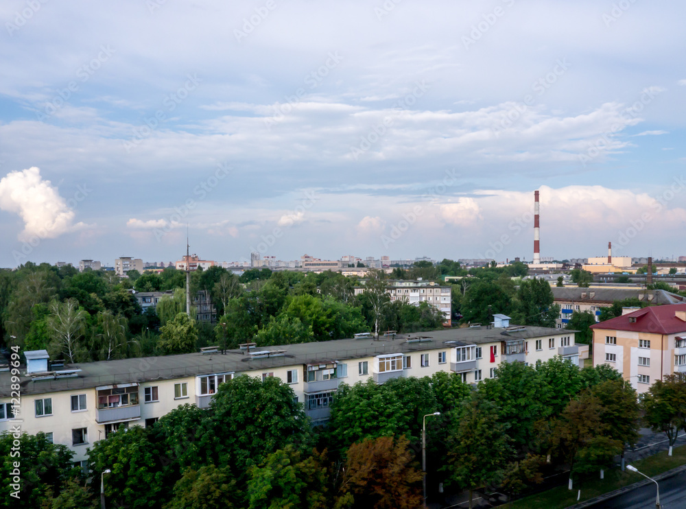Obraz premium The Factory chimneys.