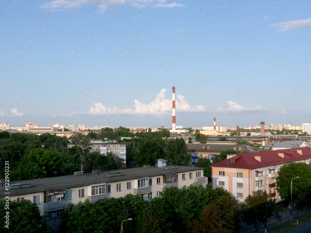 Obraz premium The Factory chimneys.