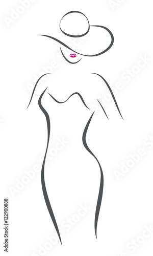 Fashion Lady in a Hat