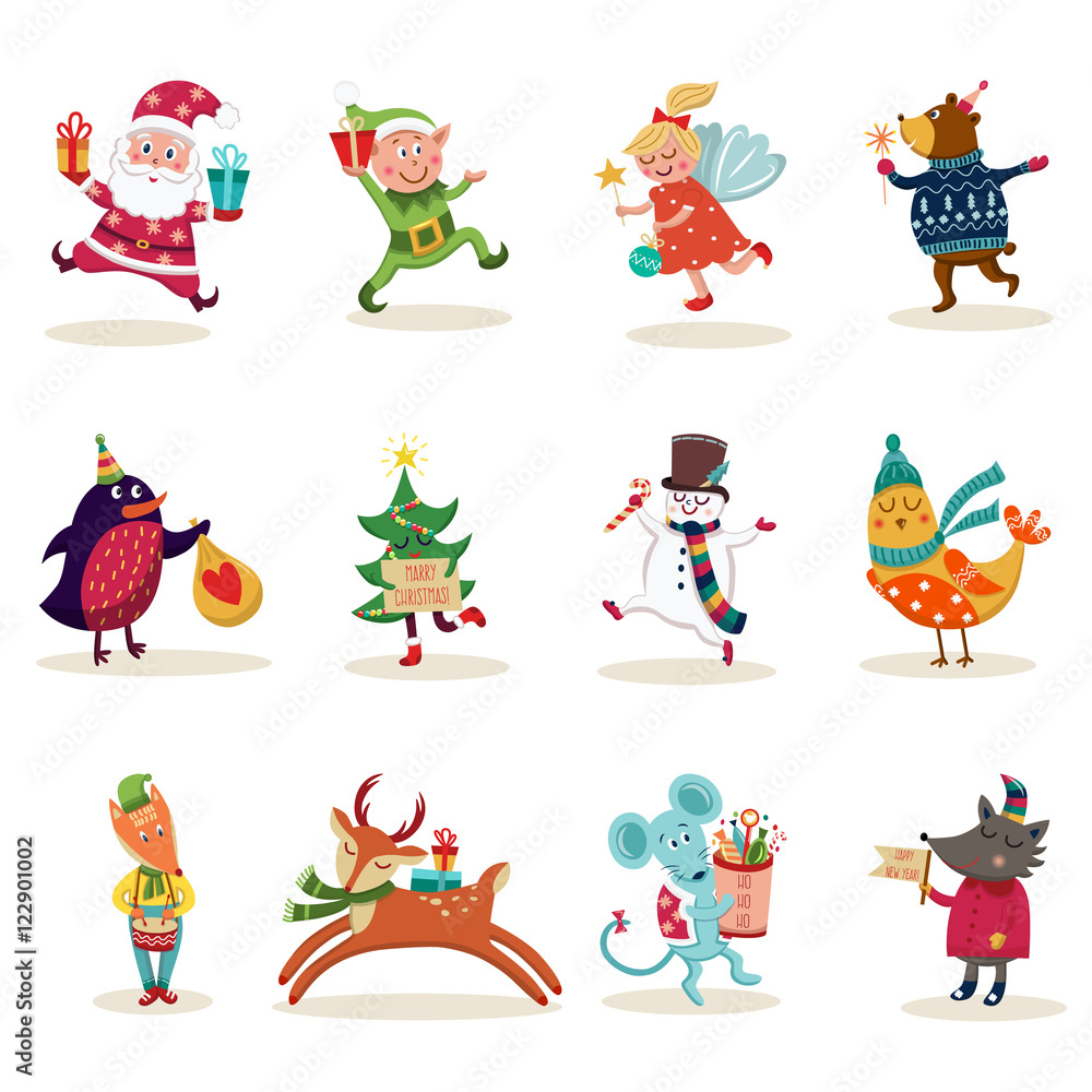 Christmas Characters Set