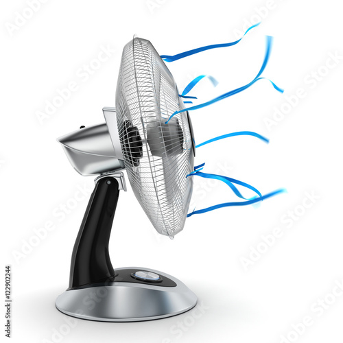 3D rendering fan