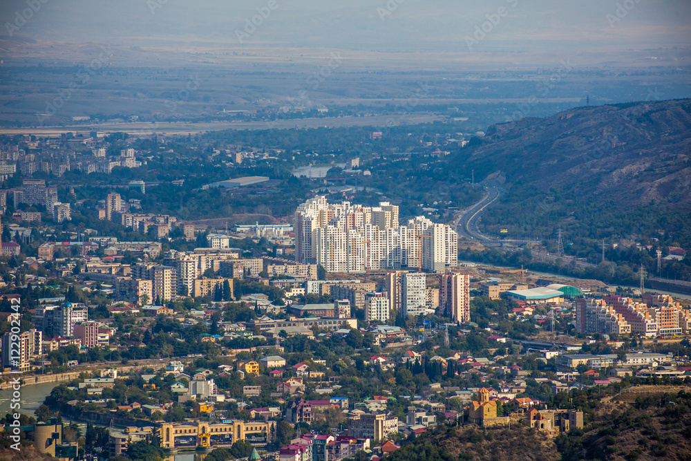 Panoramic view of Tbilisi, The Republic of Georgia