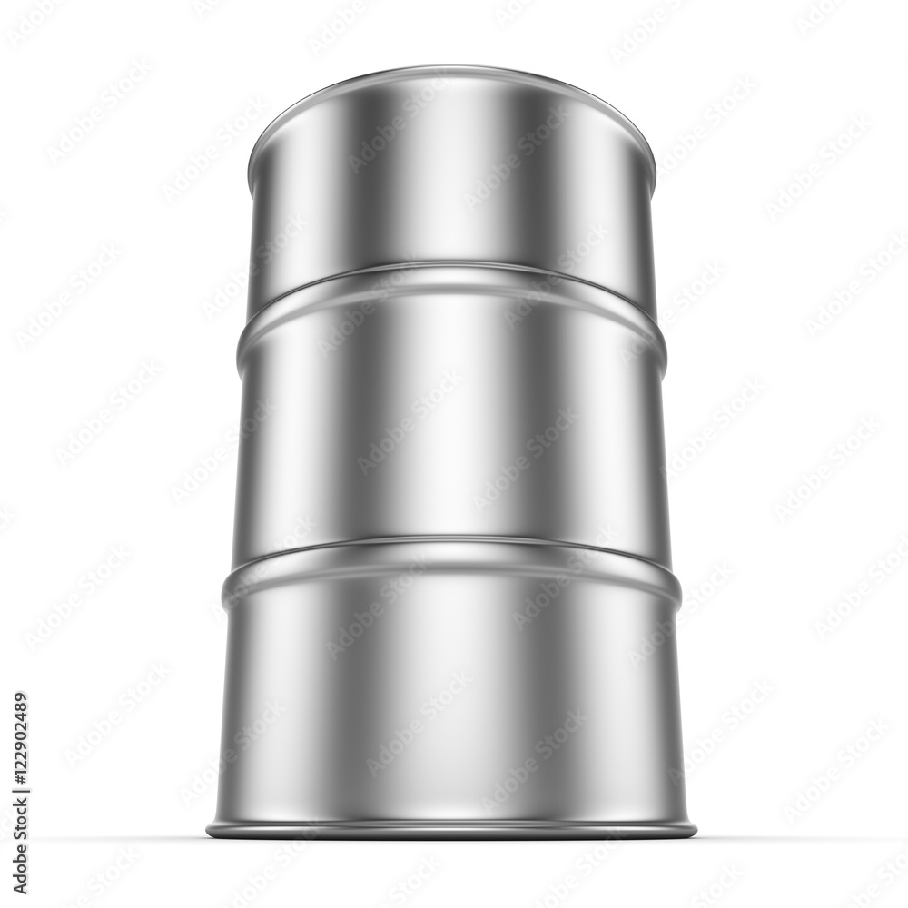3D rendering aluminum barrel 3D rendering aluminum barrel
