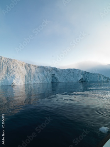 Big icebergs are ont he arctic ocean in Greenland © murattellioglu