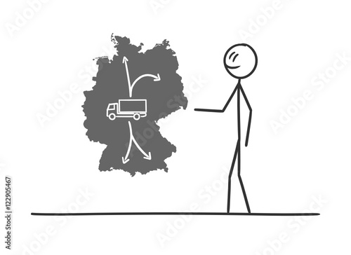 sm deutschlandkarte lkw I