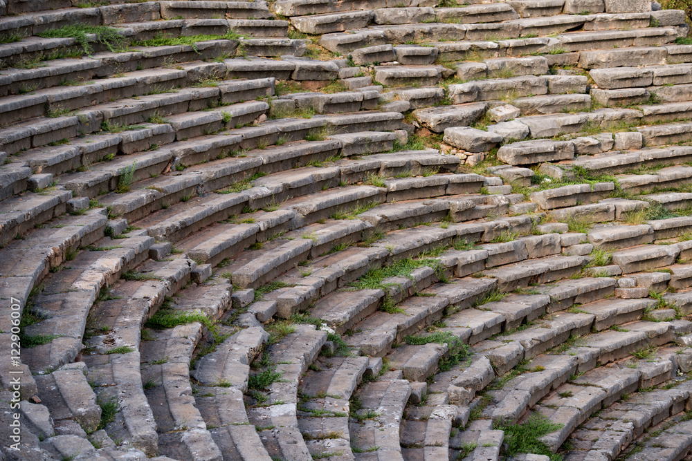 Ancient theater in Delphi, Greece Ancient theater in Delphi, Greece