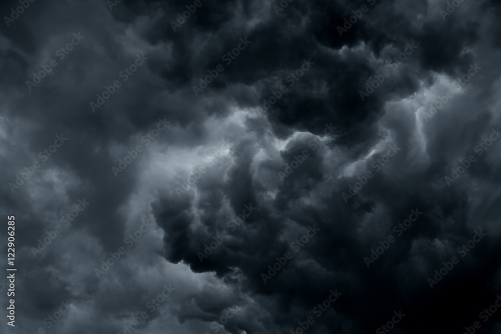 Obraz premium Stormy rain clouds background