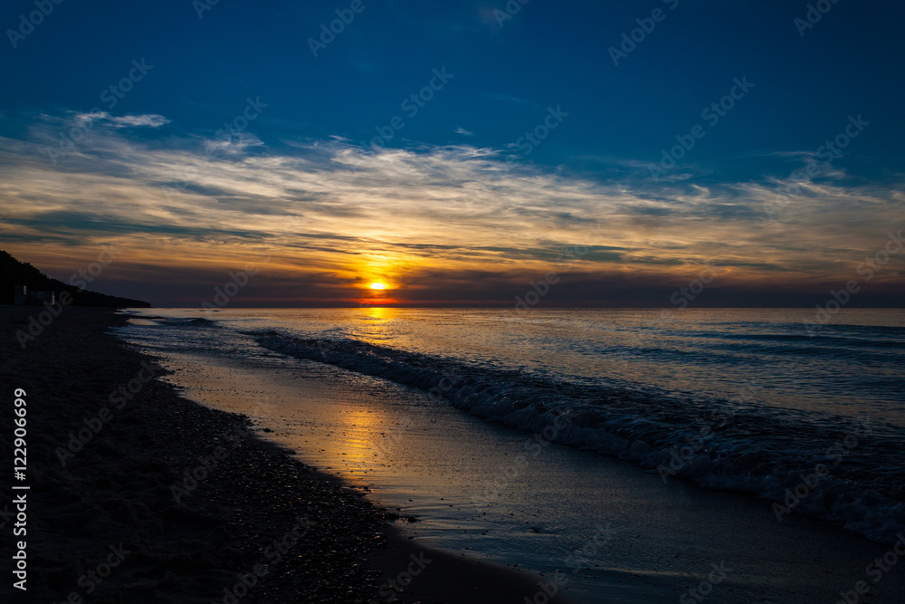 Sunset on the Baltic Sea - Pobierowo / Poland