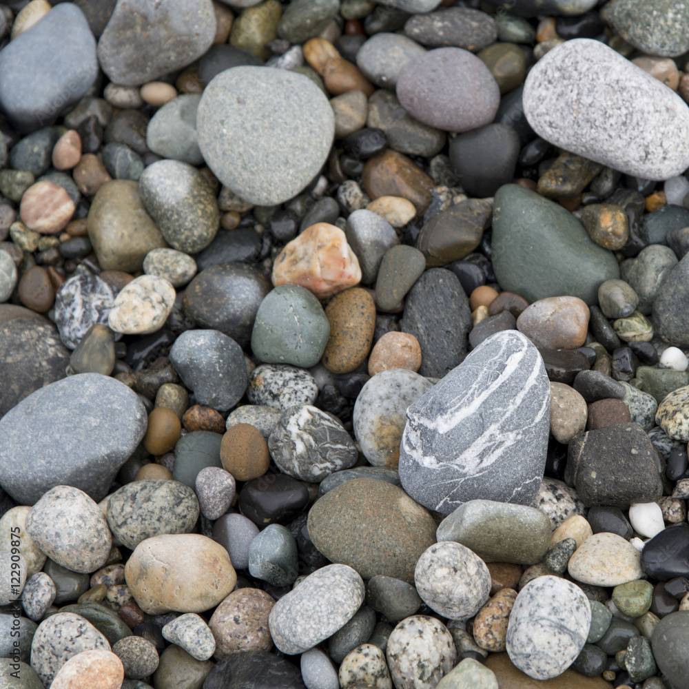 Close-up of pebbles, Deception Pass State Park, Oak Harbor, Wash Close-up of pebbles, Deception Pass State Park, Oak Harbor, Wash