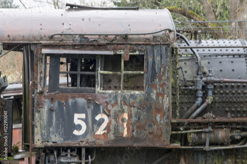 Locomotive at Northwest Railway Museum, Snoqualmie, Washington S