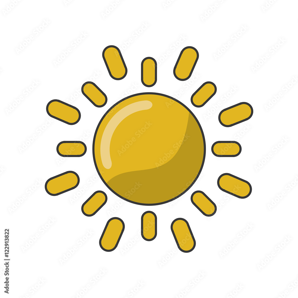Sun energy. Ecology renewable and conservation theme. Isolated design. Vector illustration Sun energy. Ecology renewable and conservation theme. Isolated design. Vector illustration