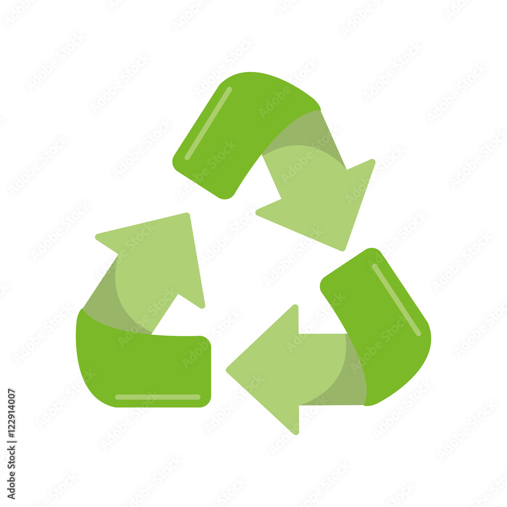 Recycle icon. Ecology renewable and conservation theme. Isolated design. Vector illustration Recycle icon. Ecology renewable and conservation theme. Isolated design. Vector illustration