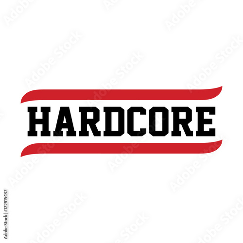black red text hardcore