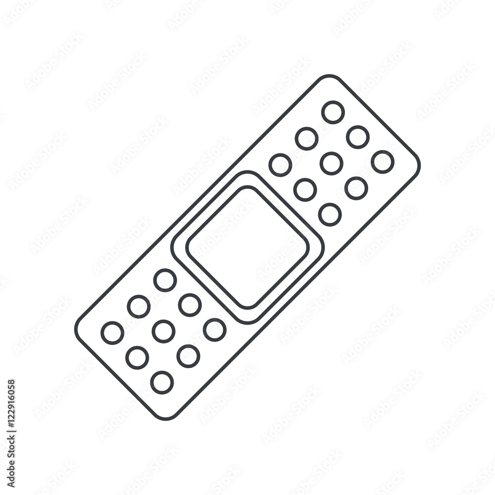 Bandage icon. Medical health care and hospital theme. Isolated design. Vector illustration Bandage icon. Medical health care and hospital theme. Isolated design. Vector illustration