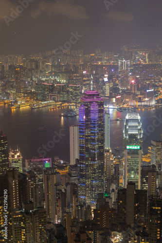 Hong Kong city at night © geargodz