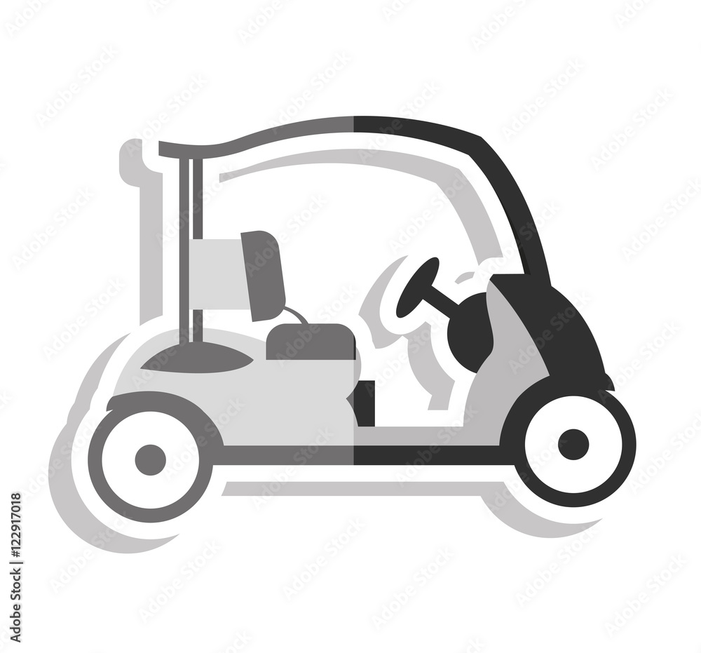 golf cart vehicle equipment vector illustration design golf cart vehicle equipment vector illustration design