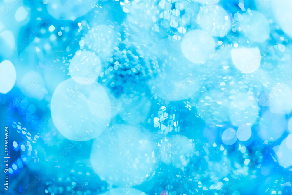 Blue Ice Cool Winter Blur Bokeh Abstract for Background. Blue Ice Cool Winter Blur Bokeh Abstract for Background.