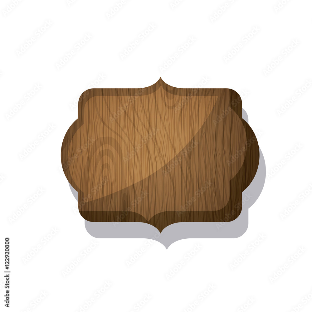Wood and striped brown frame icon. Texture material banner and decoration theme. Colorful and isolated design. Vector illustration Wood and striped brown frame icon. Texture material banner and decoration theme. Colorful and isolated design. Vector illustration