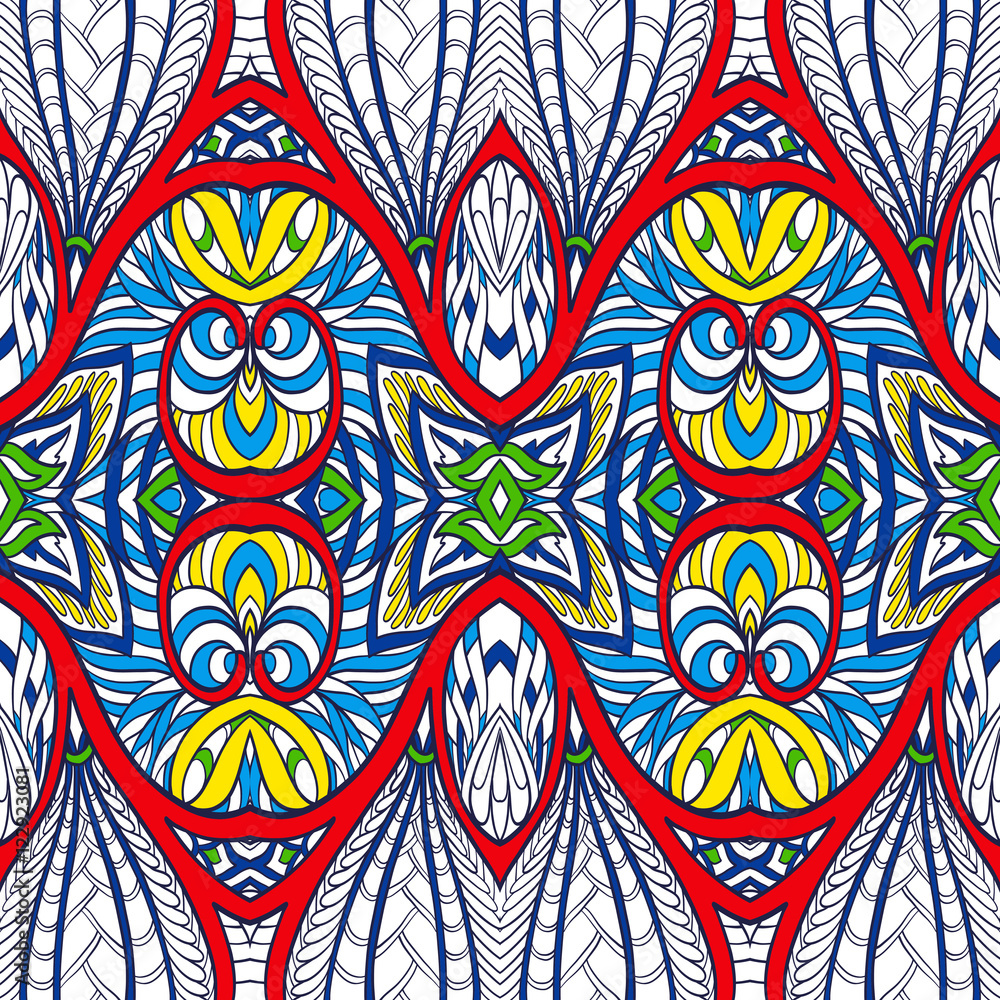 Fototapeta Ornamental Tribal Seamless pattern.