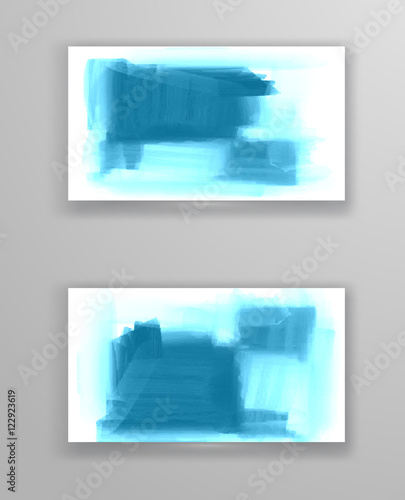 Abstract inkblot background.