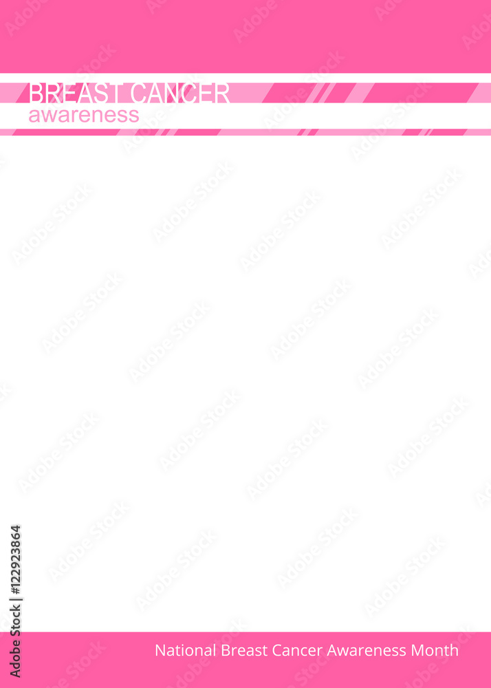 Blank white ribbon template for awareness symbol Vector Image