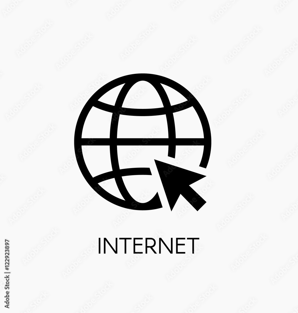 Website icon vector illustration. Web browser internet symbol
